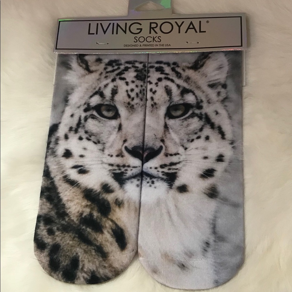 Snow Leopard Socks